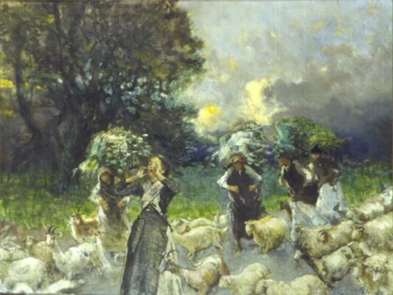 Ritorno dal pascolo - Galleria d’Arte Moderna Ricci Oddi, Piacenza